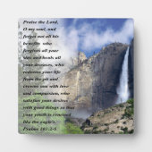 Psalmen 103:2-5 fotoplatte (Vorderseite)