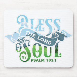 Psalmen 103 Christliches Design Mousepad