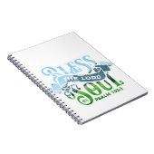 Psalmen 103 Christliches Design Notizblock (Rechte Seite)