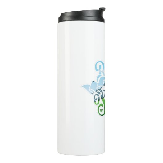 Psalmen 103 Christliches Design Thermosbecher (Nach links gedreht)