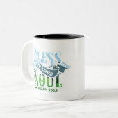 Psalmen 103 Christliches Design Zweifarbige Tasse (Vorderseite Links)