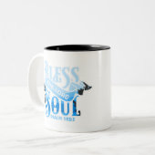 Psalmen 103 Christliches Design Zweifarbige Tasse (Vorderseite Links)