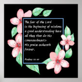 Psalmen 111:10 poster (Vorne)