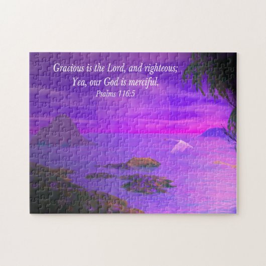 Psalmen 116:5 puzzle (Horizontal)