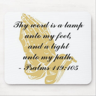 Psalmen 119:105 Mousepad