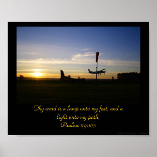 Psalmen 119:105 poster
