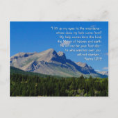 Psalmen 121:1-3 Inspiration Postkarte (Vorderseite)