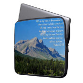 Psalmen 121:1-3 laptopschutzhülle (Vorderseite Links)
