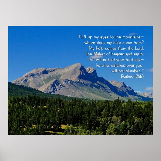 Psalmen 121:1-3 poster (Vorne)