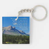 Psalmen 121:1-3 schlüsselanhänger (Rückseite)