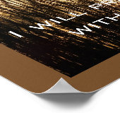 Psalmen 138:1 _ Poster Art (Ecke)