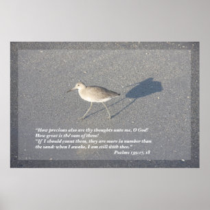 Psalmen 139:17-18 Drucken Poster