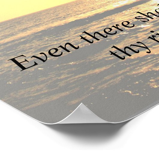 Psalmen 139 poster (Ecke)