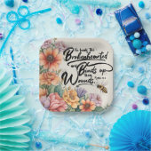 Psalmen 147:3 Christliches Bibelverse-Bild Pappteller (Party)