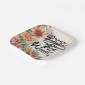 Psalmen 147:3 Christliches Bibelverse-Bild Pappteller (Gewinkelt)