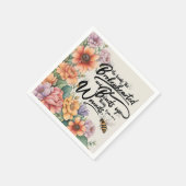 Psalmen 147:3 Christliches Bibelverse-Bild Serviette (Ecke)