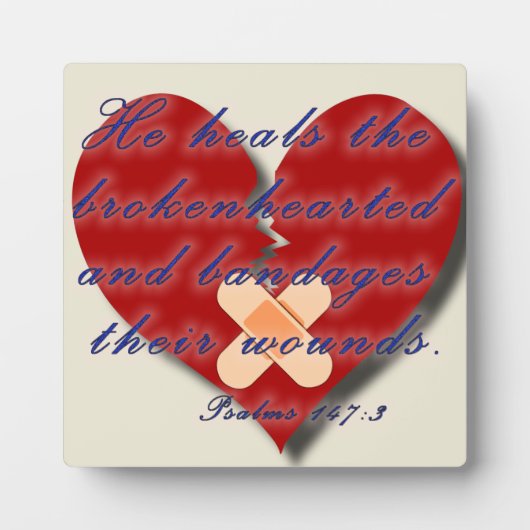 Psalmen 147:3 fotoplatte (Vorderseite)