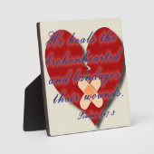 Psalmen 147:3 fotoplatte (Vorderseite)