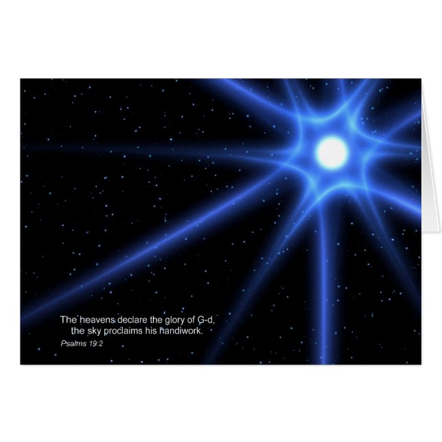 Psalmen 19:2 (Vorderseite (Horizontal))