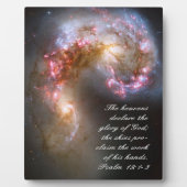 Psalmen 19 Inspiration Fotoplatte (Vorderseite)