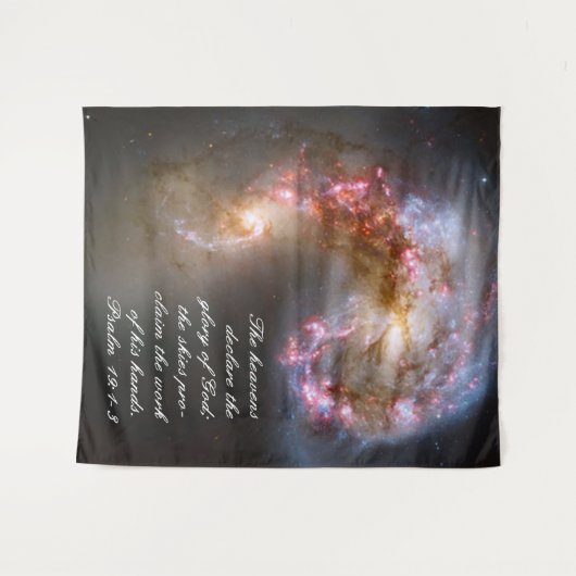 Psalmen 19 Inspiration Wandteppich (Vorderseite (Horizontal))