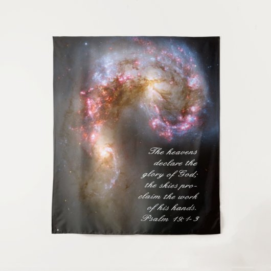 Psalmen 19 Inspiration Wandteppich (Vorderseite)