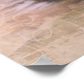 Psalmen 1:1-3 Gesegnet ist der Mann - Ermutigung Poster (Ecke)