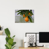 Psalmen 1:1-3 Schrift Drucken Poster (Heimbüro)