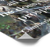 Psalmen 1:3 poster (Ecke)