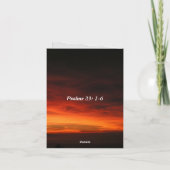 Psalmen 23: 1-6 karte (Rückseite)