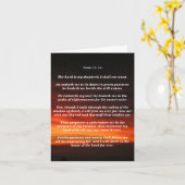 Psalmen 23: 1-6 karte (Gelbe Blume)