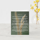 Psalmen 23: 1-6 karte (Gelbe Blume)