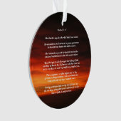 Psalmen 23: 1-6 ornament (Vorderseite)