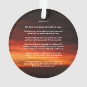 Psalmen 23: 1-6 ornament (Rückseite)