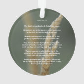 Psalmen 23: 1-6 ornament (Rückseite)