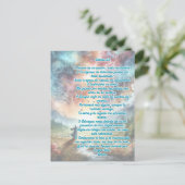 Psalmen 23 auf Spanisch Postkarte (Stehend Vorderseite)