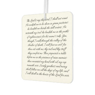 Psalmen 23 - Auto-Erfrischungsmittel Autolufterfrischer