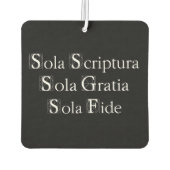 Psalmen 23 - Auto-Erfrischungsmittel Autolufterfrischer (Rückseite)