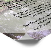 Psalmen 23 Der Herr ist mein Schäferposter Poster (Ecke)