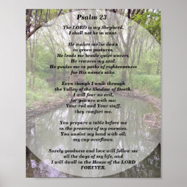 Psalmen 23 Der Herr ist mein Schäferposter Poster