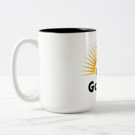 Psalmen 23 Moderne Schrift Das Ich bin Got Zweifarbige Tasse