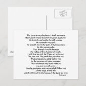 Psalmen 23 postkarte (Vorne/Hinten)