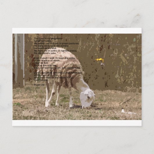 Psalmen 23 postkarte (Vorderseite)
