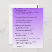 Psalmen 27:1-4 postkarte (Vorne/Hinten)