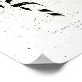 Psalmen 27,1, Der Herr ist die Festung meines Lebe Poster (Ecke)