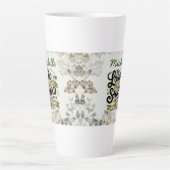 Psalmen 28:7 Lord My Stärke and Shield Custom Milchtasse (Vorderseite)