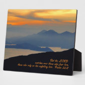 Psalmen 33:18 Inspiration Fotoplatte (Seite)