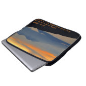 Psalmen 33:18 Inspiration Laptopschutzhülle (Vorne Knopf)