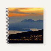 Psalmen 33:18 Inspiration Notizblock (Vorderseite)