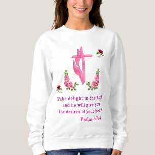Psalmen 37:4 sweatshirt